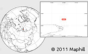 Blank Location Map of the area around 78° 13' 29" N, 113° 58' 29" E