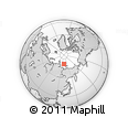 Outline Map of the Area around 78° 13' 29" N, 130° 58' 29" E, rectangular outline