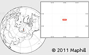 Blank Location Map of the area around 78° 13' 29" N, 159° 1' 30" E