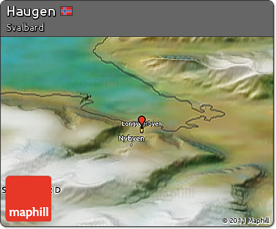 Satellite 3D Map of Haugen