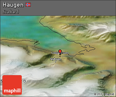 Satellite 3D Map of Haugen