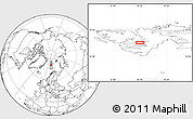 Blank Location Map of the area around 78° 13' 29" N, 16° 13' 30" E