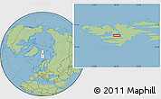 Savanna Style Location Map of the area around 78° 13' 29" N, 16° 13' 30" E