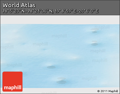 Physical 3D Map of the Area around 78° 13' 29" N, 19° 37' 30" E