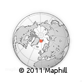 Outline Map of the Area around 78° 13' 29" N, 1° 37' 30" W, rectangular outline