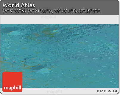 Satellite 3D Map of the Area around 78° 13' 29" N, 27° 16' 29" E