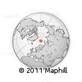 Outline Map of the Area around 78° 13' 29" N, 28° 58' 30" E, rectangular outline