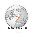Outline Map of the Area around 78° 13' 29" N, 2° 28' 30" W, rectangular outline