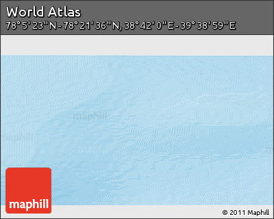 Shaded Relief 3D Map of the Area around 78° 13' 29" N, 39° 10' 29" E