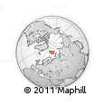 Outline Map of the Area around 78° 13' 29" N, 39° 10' 29" E, rectangular outline