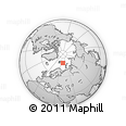 Outline Map of the Area around 78° 13' 29" N, 41° 43' 30" E, rectangular outline