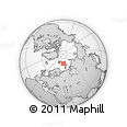 Outline Map of the Area around 78° 13' 29" N, 46° 49' 30" E, rectangular outline