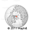 Outline Map of the Area around 78° 13' 29" N, 49° 13' 30" W, rectangular outline