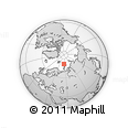 Outline Map of the Area around 78° 13' 29" N, 54° 28' 30" E, rectangular outline