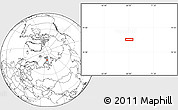 Blank Location Map of the area around 78° 13' 29" N, 68° 4' 29" E