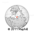 Outline Map of the Area around 78° 13' 29" N, 68° 4' 29" E, rectangular outline
