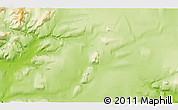 Physical 3D Map of the area around 78° 13' 29" N, 83° 13' 29" W