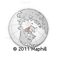 Outline Map of the Area around 78° 13' 29" N, 86° 37' 30" W, rectangular outline