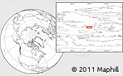Blank Location Map of the area around 78° 13' 29" N, 89° 10' 30" W