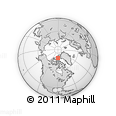 Outline Map of the Area around 78° 13' 29" N, 89° 10' 30" W, rectangular outline