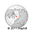 Outline Map of the Area around 78° 13' 29" N, 8° 34' 29" E, rectangular outline
