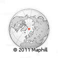 Outline Map of the Area around 78° 13' 29" N, 9° 25' 30" E, rectangular outline