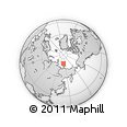 Outline Map of the Area around 78° 27' 57" N, 140° 19' 29" E, rectangular outline