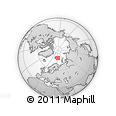 Outline Map of the Area around 78° 27' 57" N, 34° 55' 29" E, rectangular outline