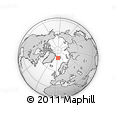 Outline Map of the Area around 78° 27' 57" N, 4° 19' 30" E, rectangular outline