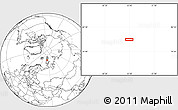 Blank Location Map of the area around 78° 27' 57" N, 53° 37' 30" E