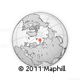 Outline Map of the Area around 78° 27' 57" N, 54° 28' 30" E, rectangular outline