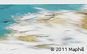 Satellite 3D Map of the area around 78° 27' 57" N, 72° 10' 30" W