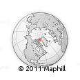 Outline Map of the Area around 78° 27' 57" N, 75° 34' 29" W, rectangular outline