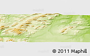 Physical Panoramic Map of the area around 78° 27' 57" N, 83° 13' 29" W