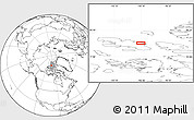 Blank Location Map of the area around 78° 42' 20" N, 100° 13' 29" W