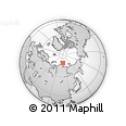 Outline Map of the Area around 78° 42' 20" N, 109° 43' 29" E, rectangular outline