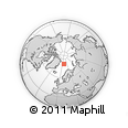 Outline Map of the Area around 78° 42' 20" N, 10° 16' 30" E, rectangular outline