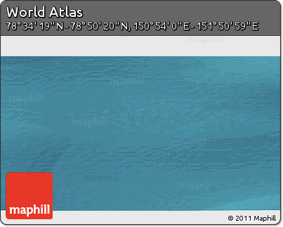 Satellite 3D Map of the Area around 78° 42' 20" N, 151° 22' 30" E
