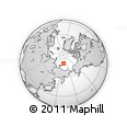Outline Map of the Area around 78° 42' 20" N, 160° 43' 29" E, rectangular outline