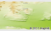 Physical 3D Map of the area around 78° 42' 20" N, 18° 46' 29" E