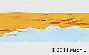 Political Panoramic Map of the area around 78° 42' 20" N, 20° 28' 30" E