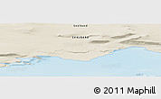 Shaded Relief Panoramic Map of the area around 78° 42' 20" N, 20° 28' 30" E