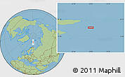 Savanna Style Location Map of the area around 78° 42' 20" N, 28° 58' 30" E