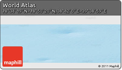 Physical Panoramic Map of the Area around 78° 42' 20" N, 39° 10' 29" E
