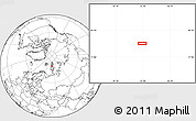 Blank Location Map of the area around 78° 42' 20" N, 52° 46' 29" E