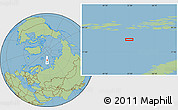 Savanna Style Location Map of the area around 78° 42' 20" N, 52° 46' 29" E