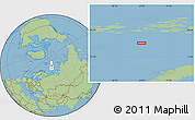 Savanna Style Location Map of the area around 78° 42' 20" N, 53° 37' 30" E