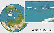 Satellite Location Map of the area around 78° 42' 20" N, 54° 28' 30" E