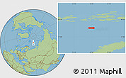 Savanna Style Location Map of the area around 78° 42' 20" N, 54° 28' 30" E