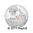 Outline Map of the Area around 78° 42' 20" N, 54° 28' 30" E, rectangular outline